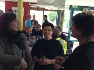 Mingling på "Pikant" etterpå